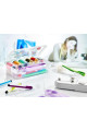 çift taraflı bölmeli hobi dikiş kutusu ardunio malzeme kutusu, tb871tb307970, ev bakım ve temizlik, Quilling Seti