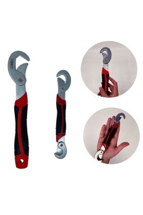 Çok Fonksiyonlu Ergonomik Ayarlanabilir Büyük Küçük Akıllı Pense Anahtar 2li Set