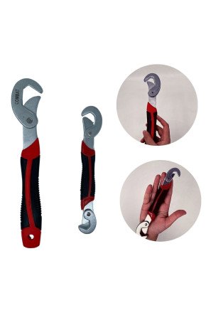 Çok Fonksiyonlu Ergonomik Ayarlanabilir Büyük Küçük Akıllı Pense Anahtar 2li Set