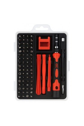 Çok Fonksiyonlu Manyetik Uçlu 52'si 1 Arada 42 Uçlu Saatçi Tornavida Seti