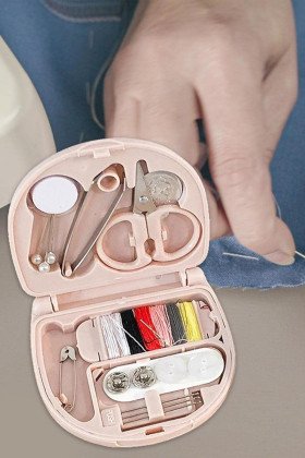 Çok Fonksiyonlu Mini Çanta Boy Seyahat Tipi Dikiş Seti