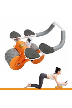 Dijital Sayaçlı Çek-Bırak Mekik Aleti – Karın ve Core Güçlendirici Evde Spor Aleti