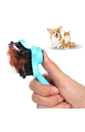 Evcil Hayvan Kedi Köpek Tüy Toplayıcı Otomatik Tuşlu Pet Tarak