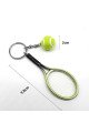 gerçekçi tenis raketi tasarımlı şık anahtarlık kolye çanta süsü tennis keychain, at15yt0015-85718, hediyelik ürünler, Buffer