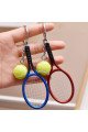 gerçekçi tenis raketi tasarımlı şık anahtarlık kolye çanta süsü tennis keychain, at15yt0015-85718, hediyelik ürünler, Buffer