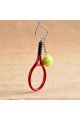 gerçekçi tenis raketi tasarımlı şık anahtarlık kolye çanta süsü tennis keychain, at15yt0015-85718, hediyelik ürünler, Buffer