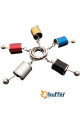 buffer® hareketli araba vites anahtarlık altı hız manuel vites dişli shifter topuzu metal anahtarlık, 9088796907605drvs1, hırdavat ürünleri, Buffer