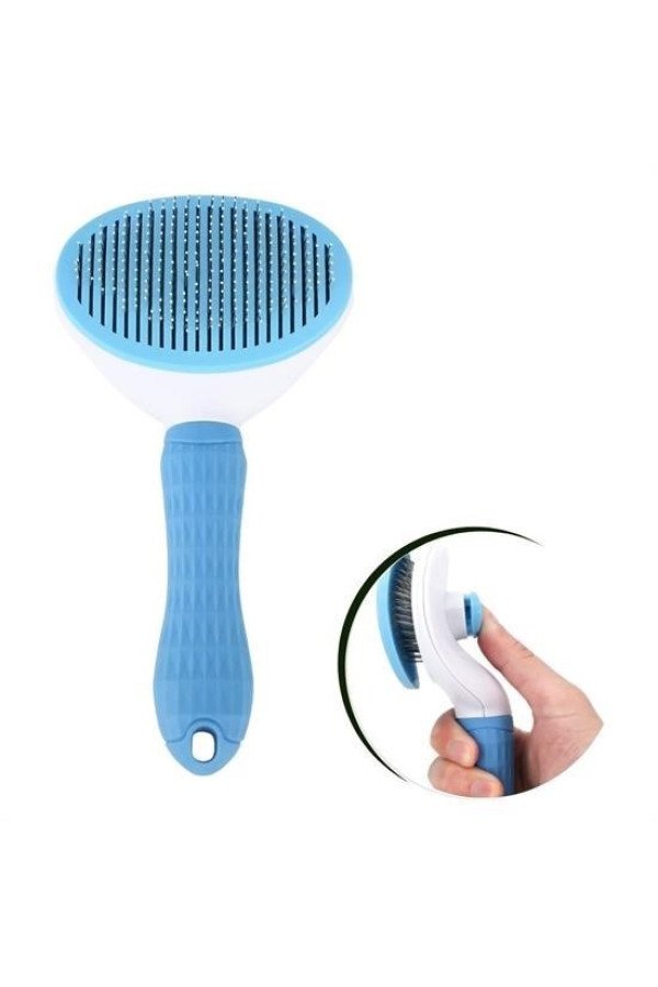 Kedi Köpek Tüy Toplayıcı Kendini Temizleyebilen Ergonomik Saplı Evcil Hayvan Tarağı Mavi, CLN734328791 kedi köpek tüy toplayıcı kendini temizleyebilen ergonomik saplı evcil hayvan tarağı mavi, cln734328791, evcil hayvan ürünleri, Buffer