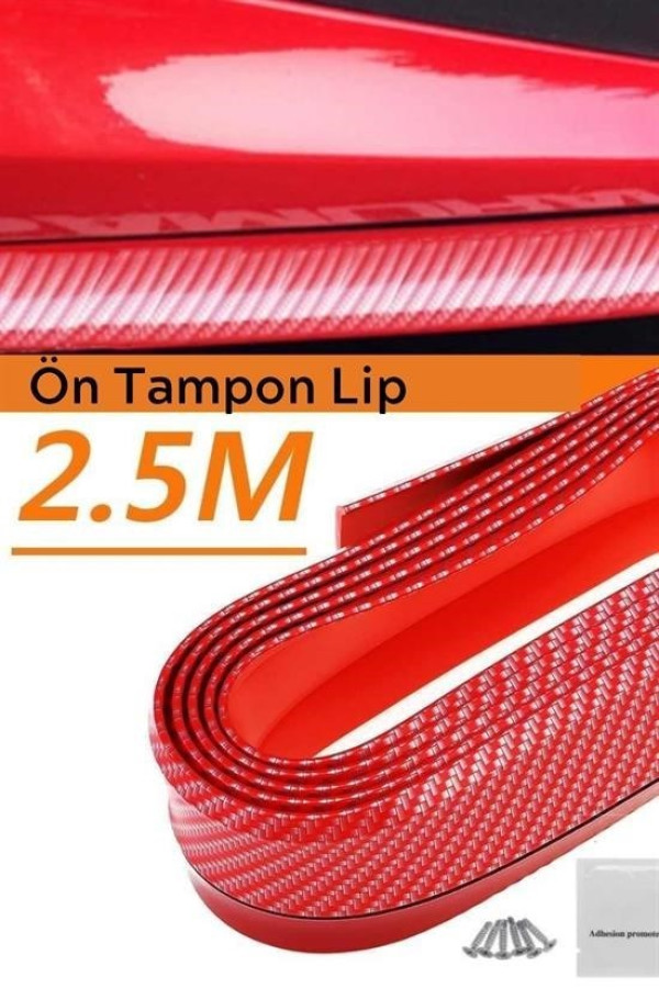 kırmızı renkli 2,5 metre araba oto ön tampon koruyucu kauçuk pratik tampon şerit bant döşeme, tybg9tabzp4rpmd167, bant ve yapıştırıcılar, Quilling Seti