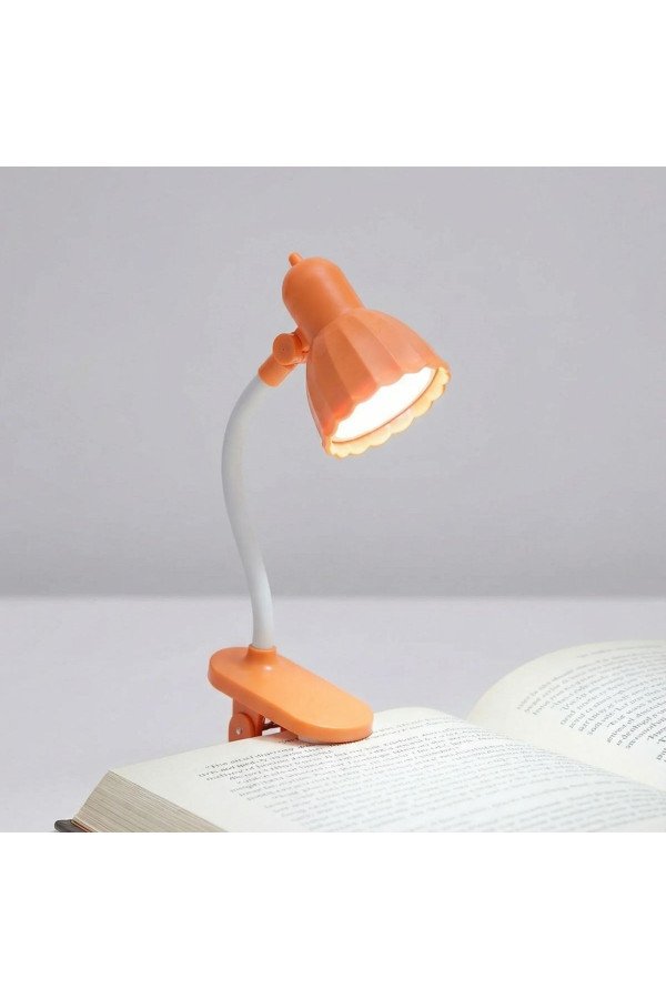lale model mandallı led kitap okuma lambası – kıvrılabilir esnek gövdeli, taşınabilir gece lambası & masaüstü okuma işığı, ax03yt0003-47574, elektrik malzemeleri, Buffer