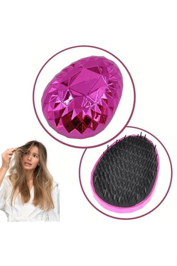 neon pembe düzleştirici tarak geniş aralıklı her saç tipine uygun fırçalı saç düzleştirici tarak, 0731698664198, toka, Quilling Seti