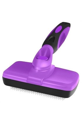 Otomatik Temizlenebilen Tuşlu Pratik Kedi Köpek Tüy Toplama Fırçası