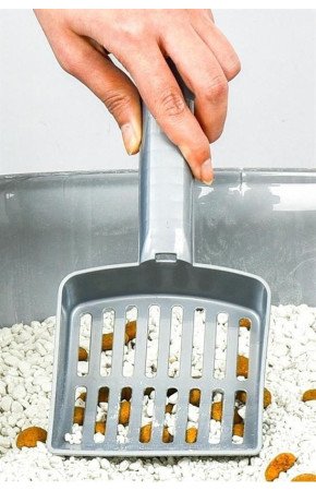 Plastik Evcil Hayvan Kedi Kumu Temizleme Eleme Küreği