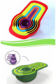 pratik ölçü kaşığı kabı 5li şeker baharat sıvı ölçer aparat, 0747916164005, mutfak ürünleri, Quilling Seti