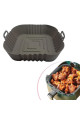 renkli isıya dayanıklı yıkanılabilir silikon fırın  airfryer kare model pişirme matı 20 cm, 8684003000049, mutfak ürünleri, Quilling Seti