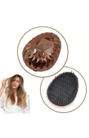 Rose Gold Saç Düzleştirici Tarak Geniş Aralıklı Her Saç Tipine Uygun Fırçalı Saç Düzleştirici Tarak
