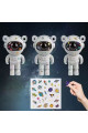 stickerlı, kumandalı astronot model gece lambası, 8684003003415, elektrik malzemeleri, Quilling Seti