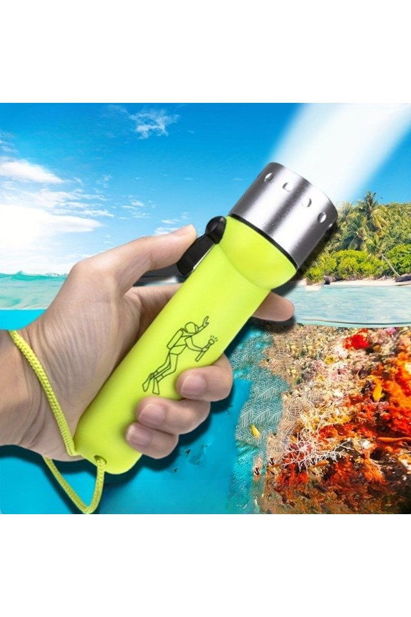 Süper Parlak LED Su Altı Dalış Feneri – Taşınabilir, Su Geçirmez ve Darbeye Dayanıklı El Feneri, AF20YT0020-30512 süper parlak led su altı dalış feneri – taşınabilir, su geçirmez ve darbeye dayanıklı el feneri, af20yt0020-30512, bireysel & takım sporları, Buffer