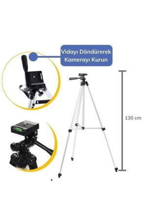 Taşıma Çantalı 130 cm Profesyonel Alüminyum Kamera Tripodu