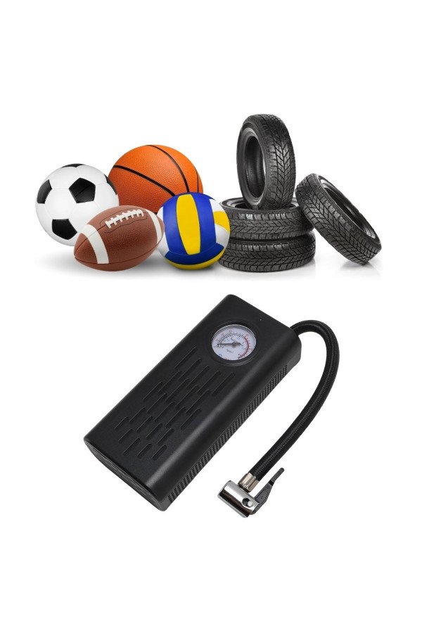 Taşınabilir Akülü Hava Kompresörü – 150 PSI 120W Elektrikli Lastik Şişirme Pompası, Araç, Motosiklet Bisiklet ve Toplar İçin, BA30YT0030-27729 taşınabilir akülü hava kompresörü – 150 psi 120w elektrikli lastik şişirme pompası, araç, motosiklet bisiklet ve toplar i̇çin, ba30yt0030-27729, oto bakım, temizlik ve aksesuar, Buffer