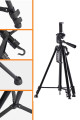 telefon ve fotoğraf makinası takılabilen bluetooth kumandalı 146 cm tripod, 0563505786812, elektronik ürünler, Quilling Seti