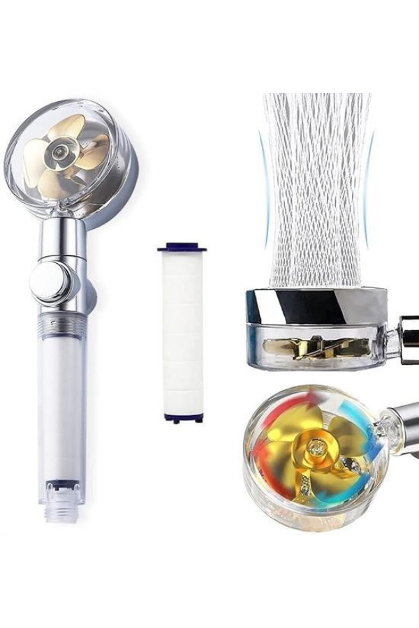 turbo pervaneli ve filtreli su tasarruflu 360 derece dönebilen tazyikli duş başlığı, 8683270835156, hırdavat ürünleri, Quilling Seti