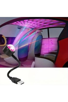 USB Sese Duyarlı 8 Farklı Mod Işıklı LED Atmosfer Işığı – Ambiyans Aydınlatması