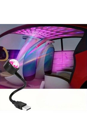 BUFFER® USB Sese Duyarlı 8 Farklı Mod Işıklı LED Atmosfer Işığı – Ambiyans Aydınlatması BUFFER® USB Sese Duyarlı 8 Farklı Mod Işıklı LED Atmosfer Işığı – Ambiyans Aydınlatması