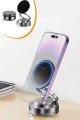 vakumlu manyetik telefon tutucu – güçlü vakum 360° döner araç i̇çi telefon standı, ultra sabit manyetik destekli mobil cihaz aparatı, ba06yt0006-41993, oto bakım, temizlik ve aksesuar, Buffer
