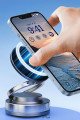 vakumlu manyetik telefon tutucu – güçlü vakum 360° döner araç i̇çi telefon standı, ultra sabit manyetik destekli mobil cihaz aparatı, ba06yt0006-41993, oto bakım, temizlik ve aksesuar, Buffer