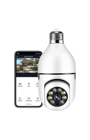 WiFi 360 Panoramik Ampul Kamera Gece Görüş Ses Akıllı Hareket Algılayıcı