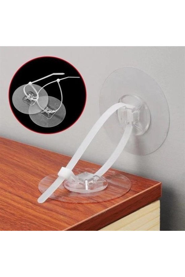 yapışkanlı eşya sabitleyici aparat deprem güvenliği çocuk koruma sabitleme aparatı 1 çift, at45yt0045-19474, ev bakım ve temizlik, Buffer