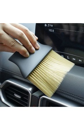 Yumuşak Kıllı ve Ergonomik Saplı Araç İçi Detaylı Toz Temizleme Fırçası